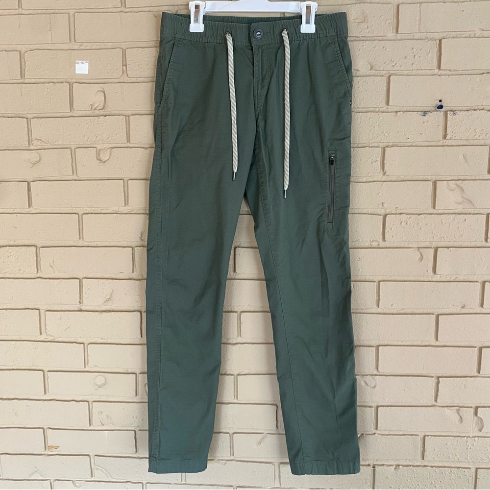 Vuori The Rise The Shine Rip stop Pants Women's XS Green Athletic Drawstring